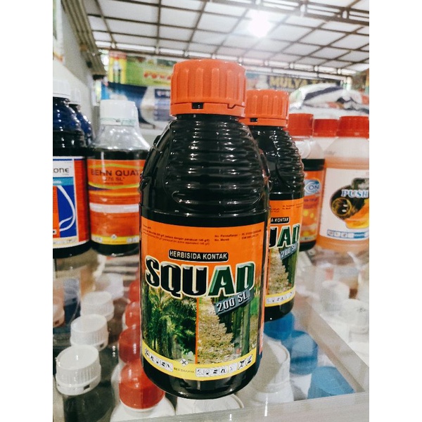 Herbisida SQUAD 200SL /PARAQUAT 200SL ORIGINAL PETROKAYAKU 1LITER