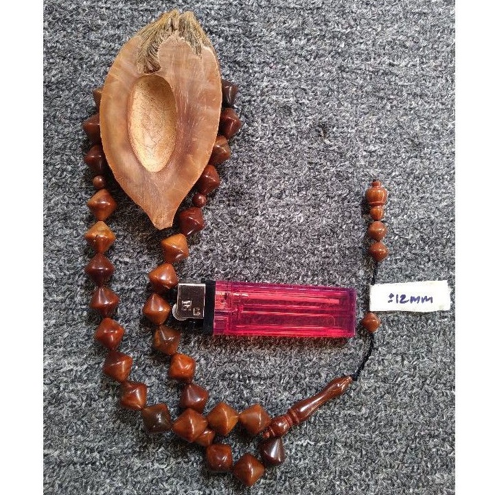 tasbih kokka wajik  ± 12 mm ( 12mm ) 33 butir