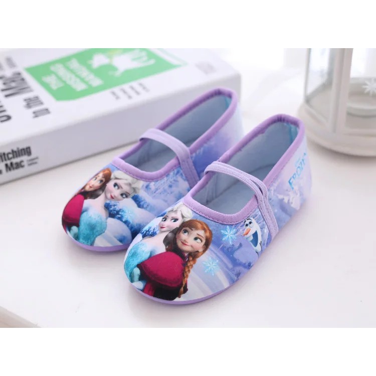 Sepatu Frozen anak perempuan warna ungu ukuran 31-35