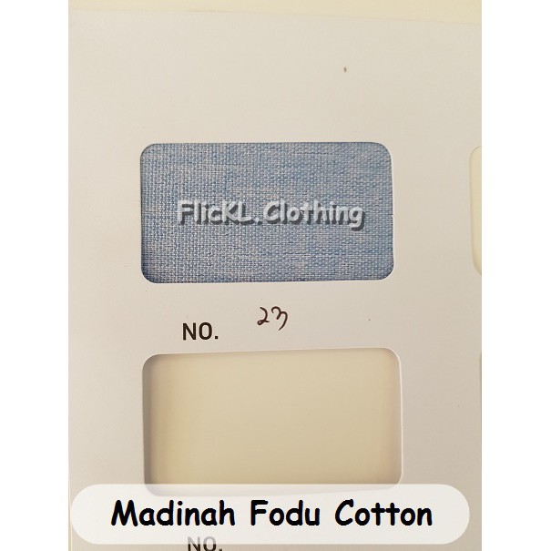 Bahan Kain Madinah Katun Cotton Fodu Jilbab Gamis Muslim Rollan