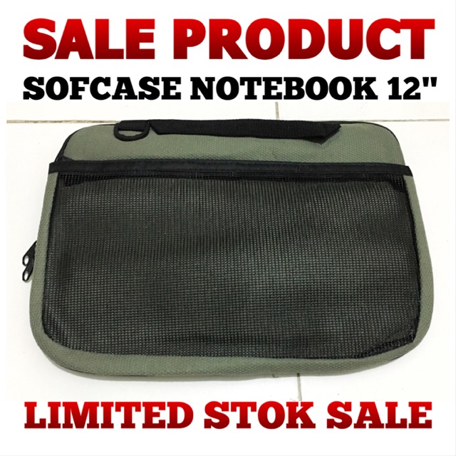 [ SALE PRODUCT ] SOFTCASE NOTEBOOK 12&quot; / DRAWING TABLET SMALL - HARGA MURAH