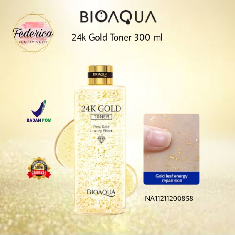 BIOAQUA 24K Gold Toner 300 ml