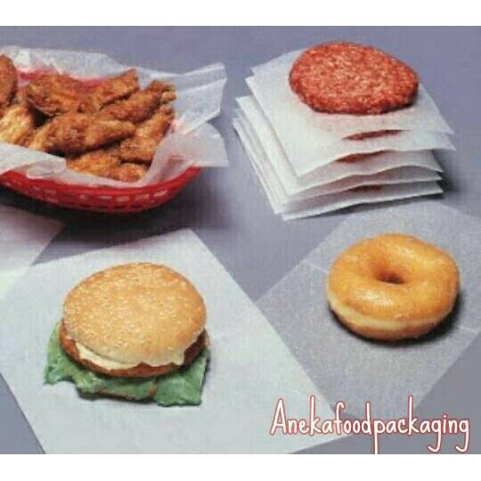 

CUCI GUDANG GROSIR-Wrapper/kertas nasi ala KFC uk. 25x27 cm (isi 1000lbr)