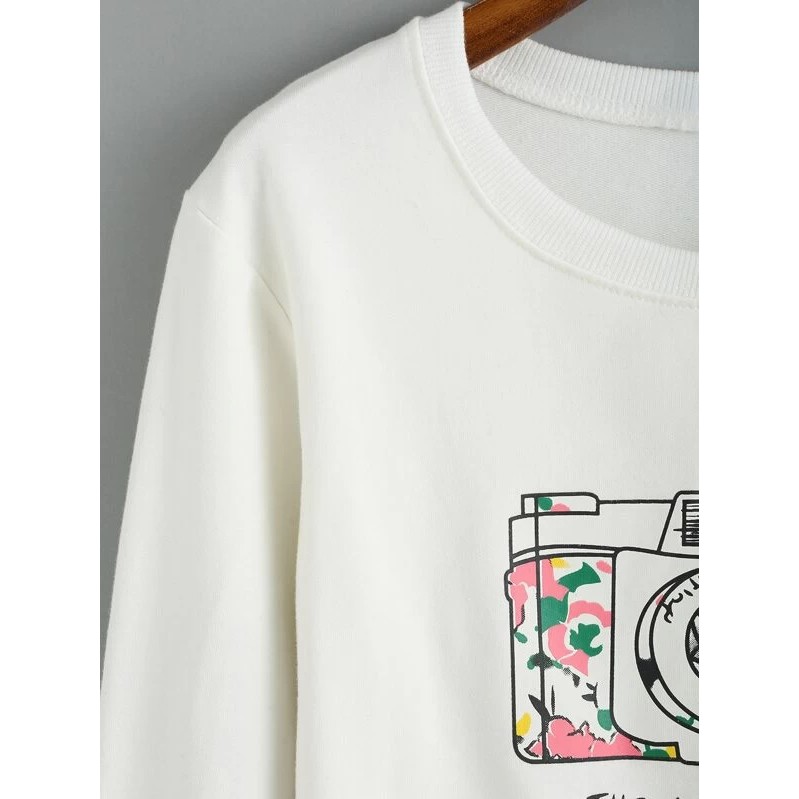 Camera Sweater - Sweatshirt Wanita