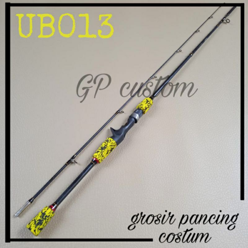joran ul ultralight fiber solid bc baitcasting ajiro samurai 165 180 198 210 cm UB013 Murah Cod