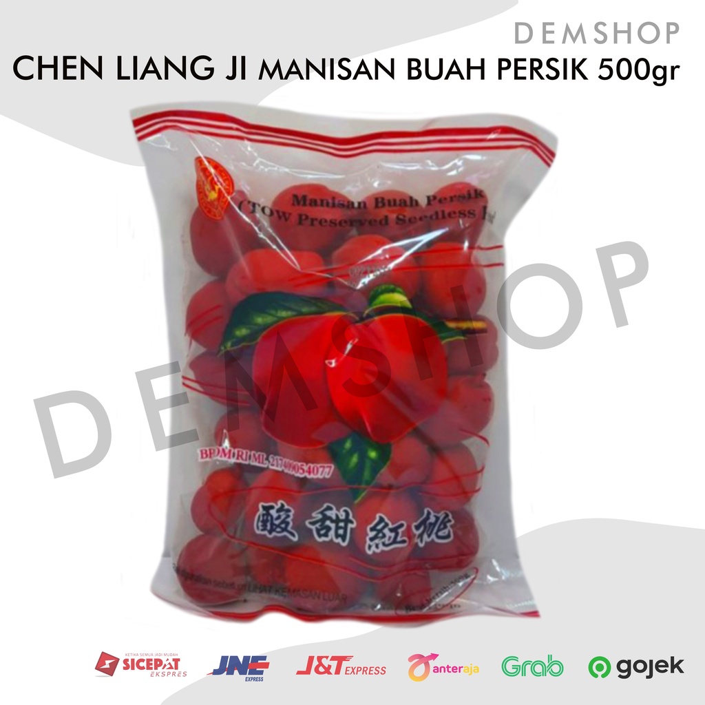 

CHEN LIANG JI MANISAN BUAH PERSIK 500GR (TOW PRESERVED SEEDLESS PEACH)