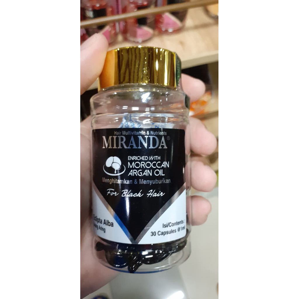 MIRANDA HAIR MULTI VITAMIN &amp; NUTRIENTS JAR ISI 30 CAPSULE