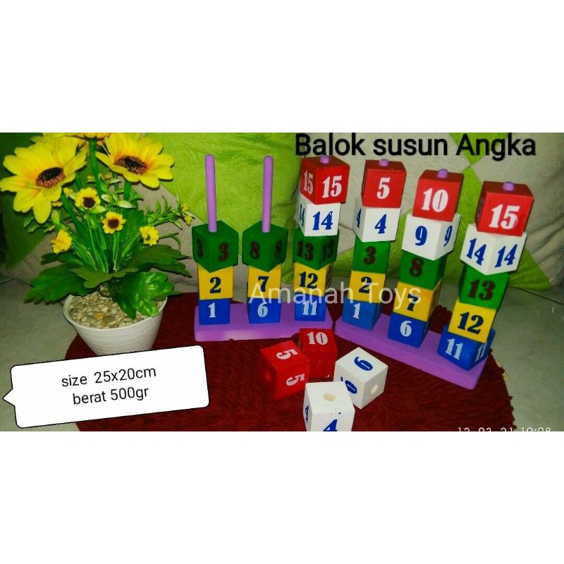 mainan balok susun angka