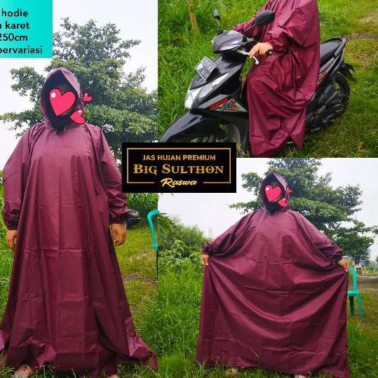 TERLAKU,, Jumbo Jas hujan /mantel gamis/jubah akhwat muslimah wanita syar'i 51