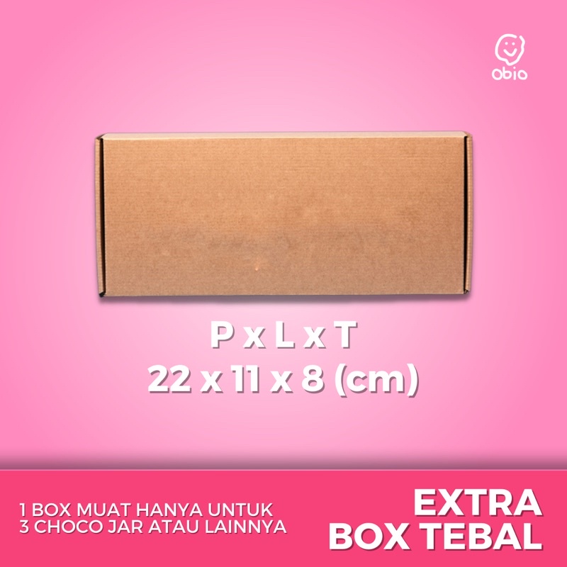 BOX EARLOCK Extra - Box Hadiah, Kardus Tambahan, Box Makanan, Kardus Packing, Box Brownies, Box Kue