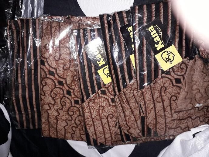 Cod - Tunik Batik Wanita Lawasan Coklat Kekinian M L Xl Xxl Jumbo