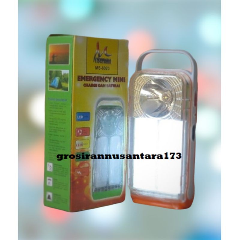 LAMPU EMERGENCY MINI MITSUYAMA MS-6020 SENTER EMERGENCY SENTER CAMPING