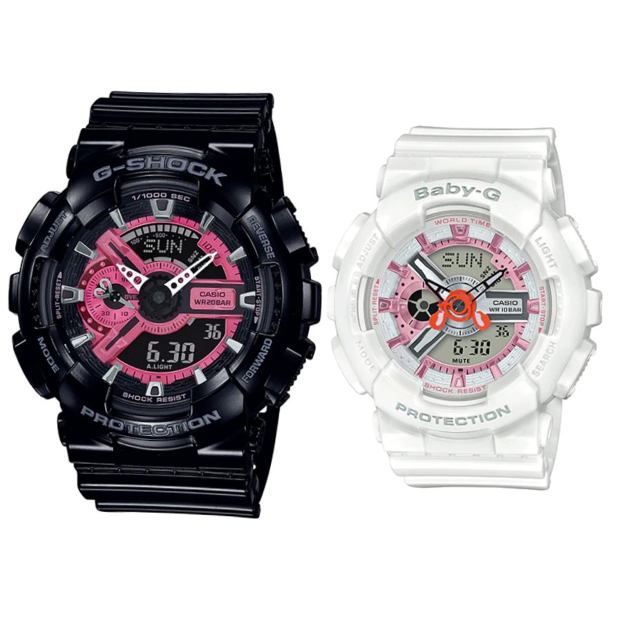 Jam tangan CASIO BABY-G SLV-19B-1DR couple series ORIGINAL