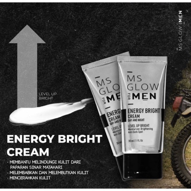 MS GLOW FOR MEN ENERGY BRIGHT CREAM / CREAM MS GLOW FOR MEN