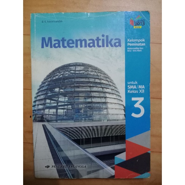 

MATEMATIKA KELOMPOK PEMINATAN SMA/MA KELAS XII