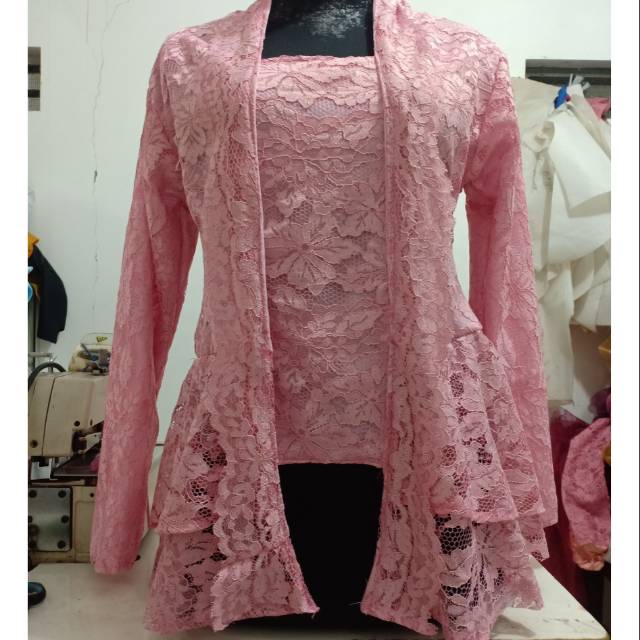 Kebaya broklat cantika LDnya L 95,xl 100,xxl 110,xxxl 115