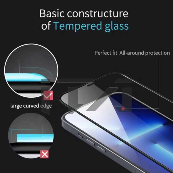 TEMPERED GLASS IPHONE 12 12 MINI 12 PRO 12 PRO MAX SCREEN PROTECTOR - TEMPERED GLASS ANTI PECAH - ANTI GORES - ANTI GORES ANTI PECAH - TEMPERED GLASS ANTI GORES - TEMPERED GLASS CERAH - TEMPERED FULL COVER - ANTI GORES FULL COVER