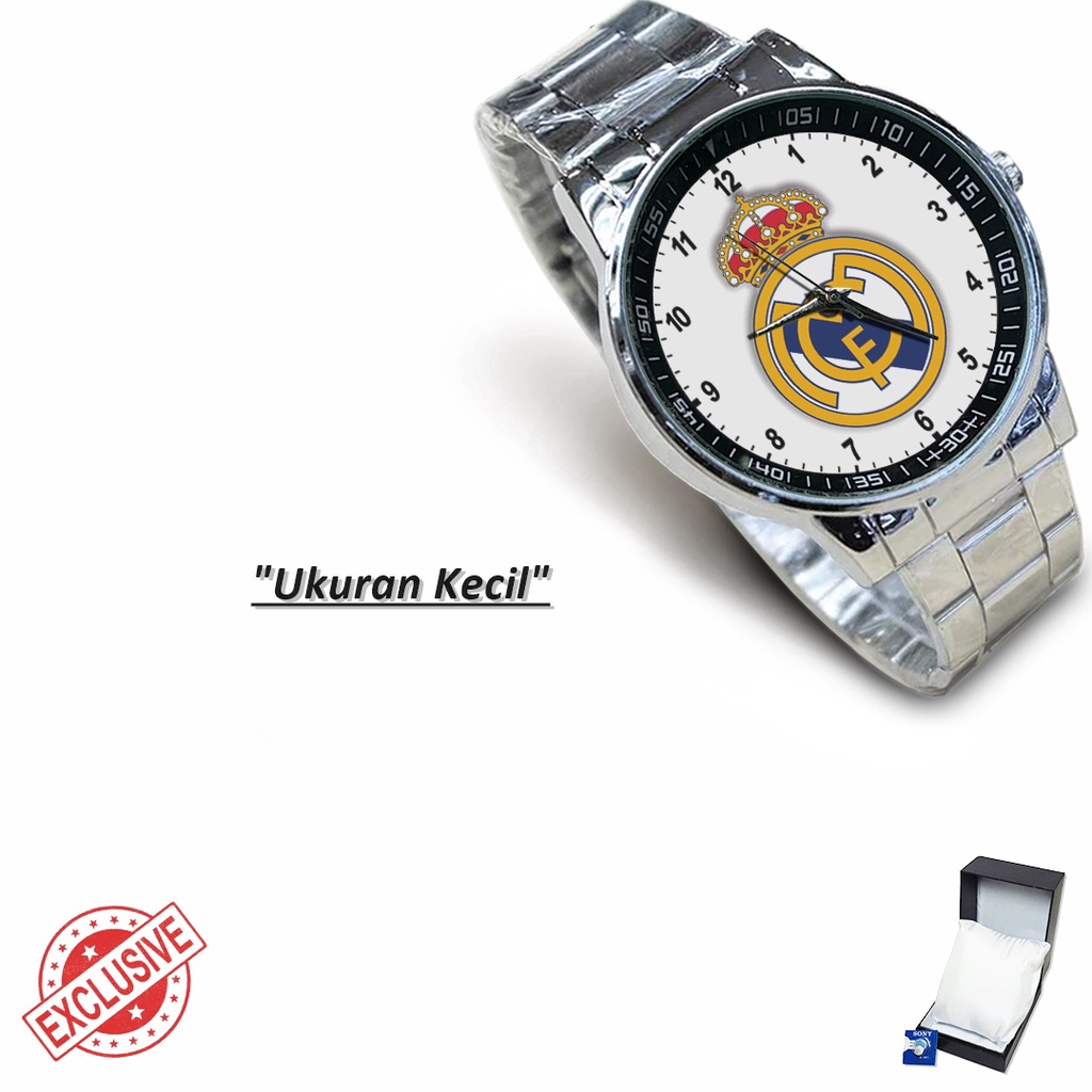 Jam Tangan Rantai Couple REAL MADRID FC - 1 (Special)