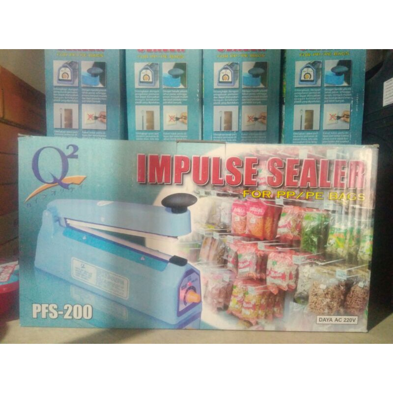 press plastik q2 30cm impulse sealer map brilliant store kalijaga raya