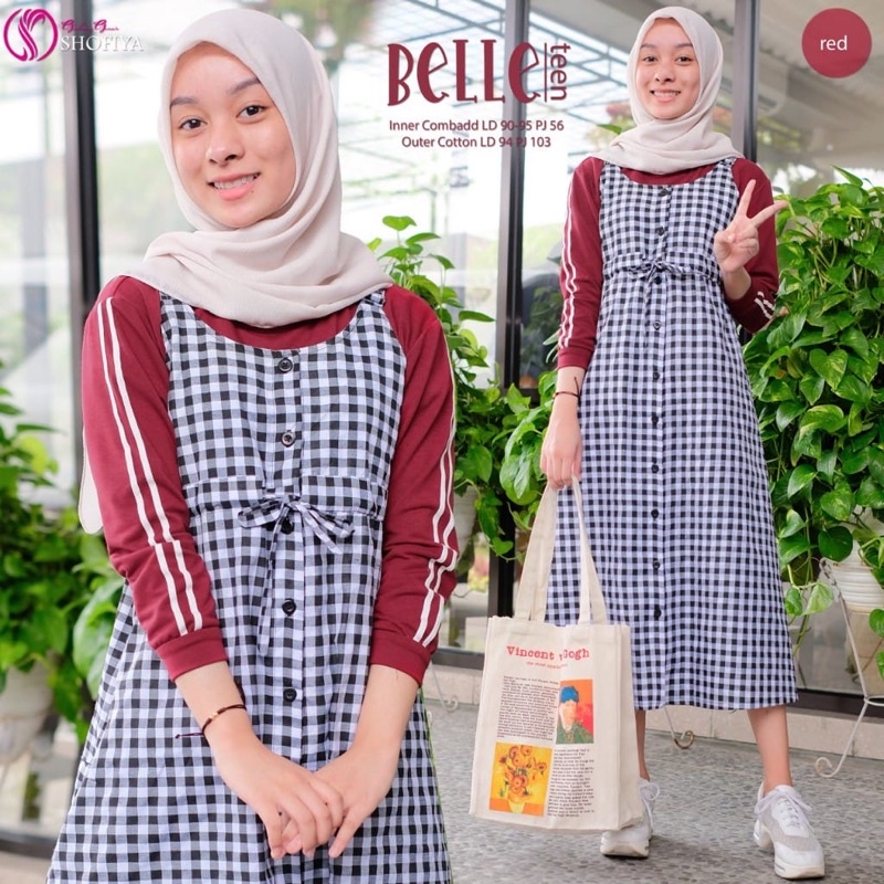 (SIAP KIRIM) BELLE CHICI ONE SET REMAJA SETELAN WANITA FASHION BUSANA MUSLIM MODERN BEST SELLER ORIG