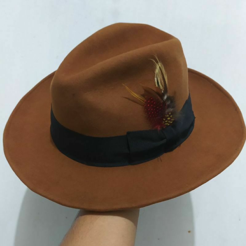 TOPI LAKEN MODEL FEDORA BRIXTON ORIGINAL | TOPI PRIA BERKUDA | TOPI ARTIS | TOPI PRIA ORIGINAL