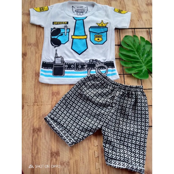 Baju Bayi Setelan Oblong Anak Laki Laki 3-18 bulan SNI JOGGER / setelan baju bayi cowok TUXEDO JOGGER