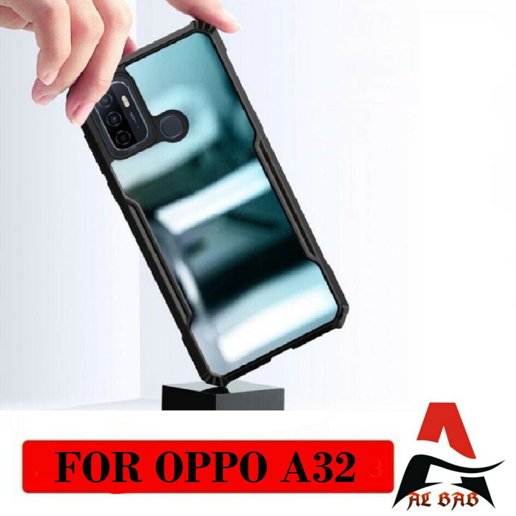 HARDCASE OPPO A32 PREMIUM SHOCKPROOF TRANSPARAN CASING OPPO A32