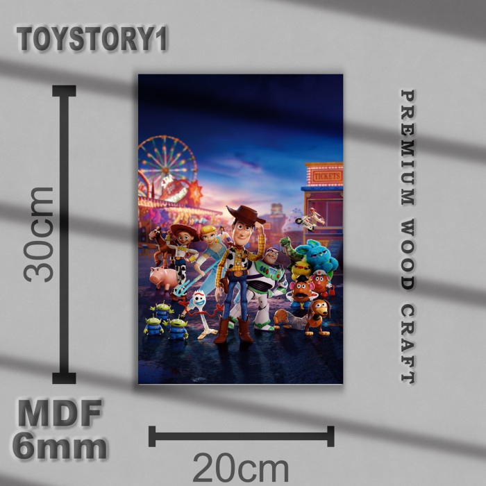 Poster Toy Story Wall Decor - Hiasan Dinding Animasi- Pajangan Dinding