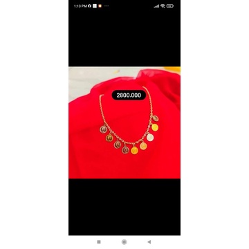 KALUNG EMAS KOIN KADAR 8K / 375%