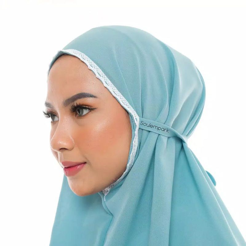 (BMR)Bergo maryam renda khimar Al-azhar Jilbab instan kerudung diamond hijab daily