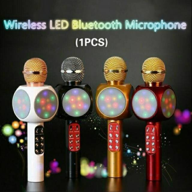 Mic Bluetooth WS 1816 - Mic Karaoke Bluetooth WS 1816 - READY MAKASSAR