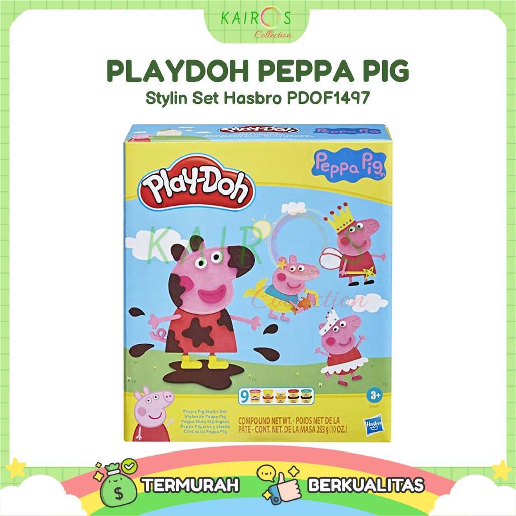 Play Doh Playdoh Peppa Pig Stylin Set Mainan Edukasi PDOF1497