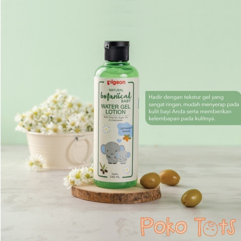 Pigeon Natural Botanical Baby Water Gel Lotion 240ml Losion Pelembab Kulit Bayi