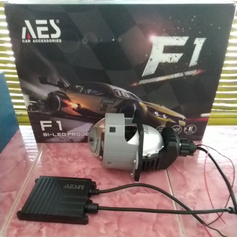 Jual Aes F Bi Led Projector Lens W Shopee Indonesia