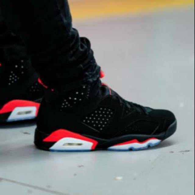 Nike Air Jordan 6 Retro Black Infrared For Man Premium Original