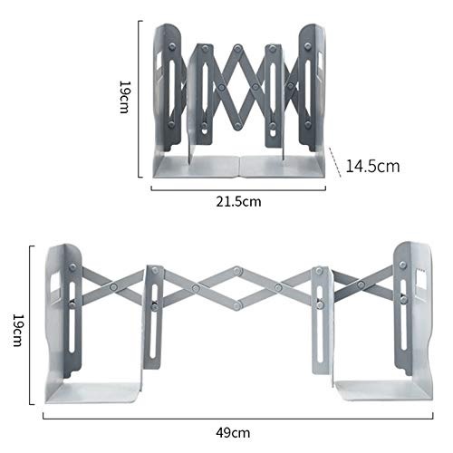 Retractable Desk Book Holder with Pen Holder - Rak Buku di Meja Anda