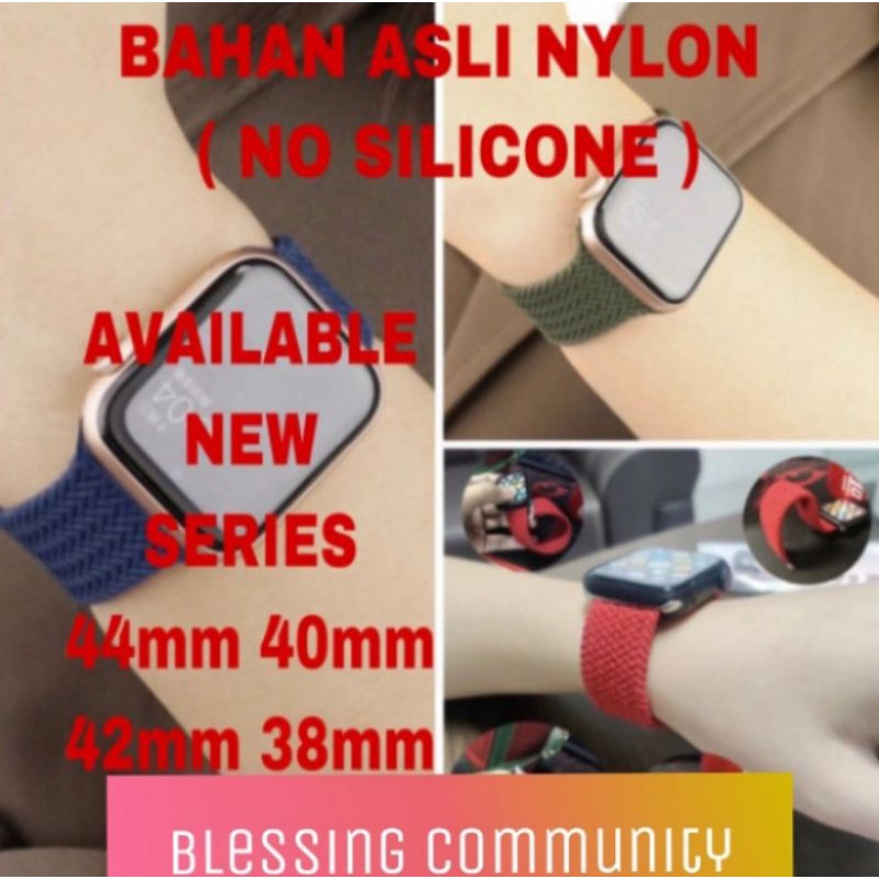 Strap iWatch SE 8/7/6/5/4/3 Solo Loop Braided Nylon Iwatch