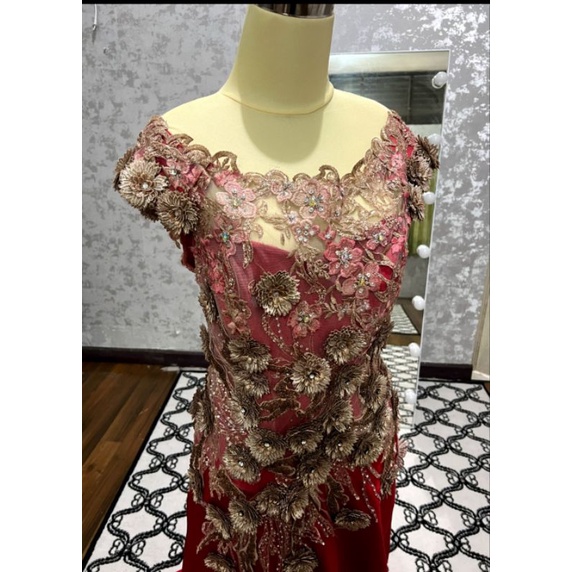SEWA gaun sangjit murah gaun mama gaun pesta gaun mewah gown lamaran