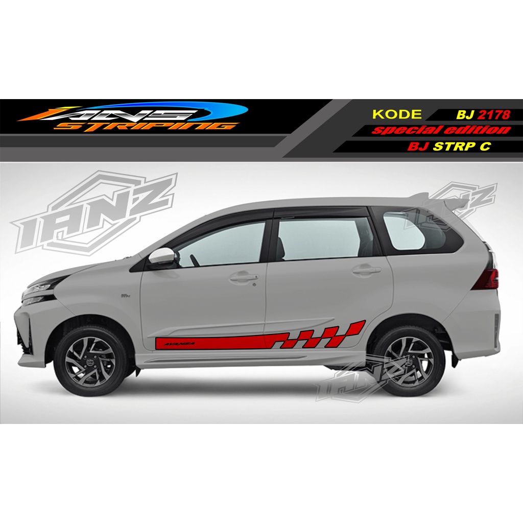 VARIASI STIKER MOBIL AVANZA / STRIPING LIST BODY AVANZA XENIA / STICKER MOBIL XENIA / DECAL STIKER MOBIL AVANZA / STIKER MOBIL