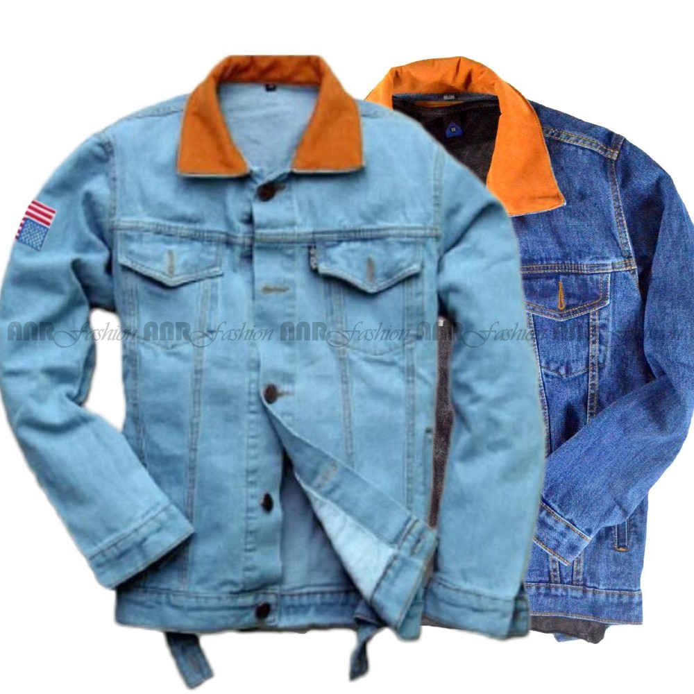 Jaket Jeans Denim &quot;Dilan 1990&quot; - Biru Muda / Bioblitz / Biru Tua / Dongker