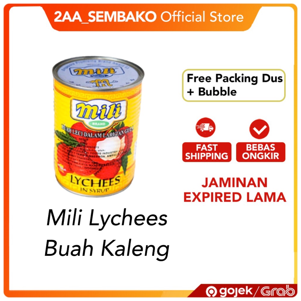 

Mili Leci Kaleng MILI Lychee In Syrup Leci Kaleng Kelengkeng Kaleng