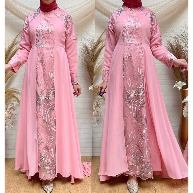 Gamis pesta Jemia 134