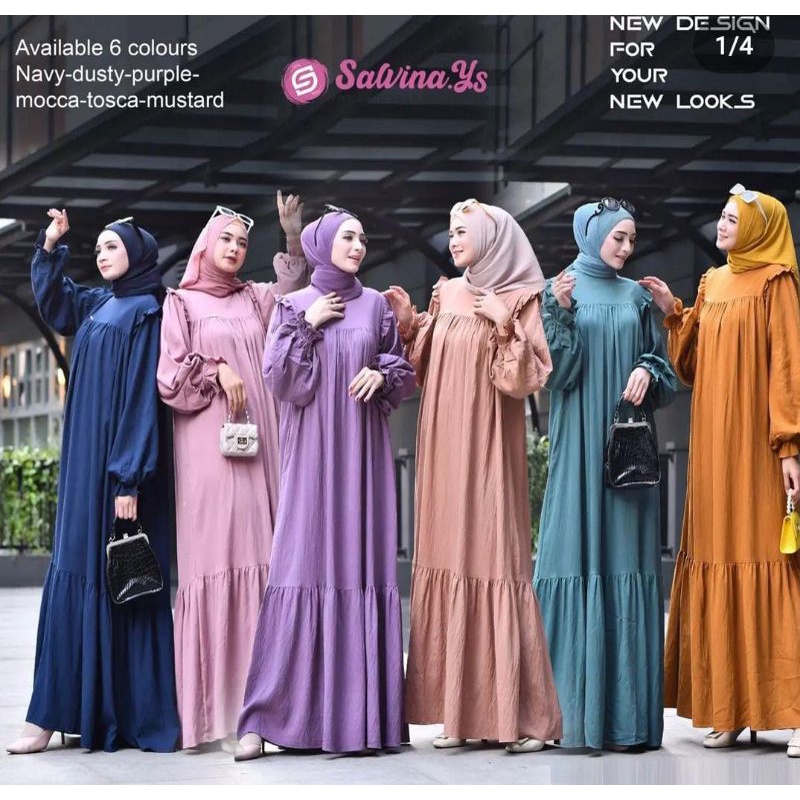 GAMIS SALVINA YS/SALVINA TANGAN BALON