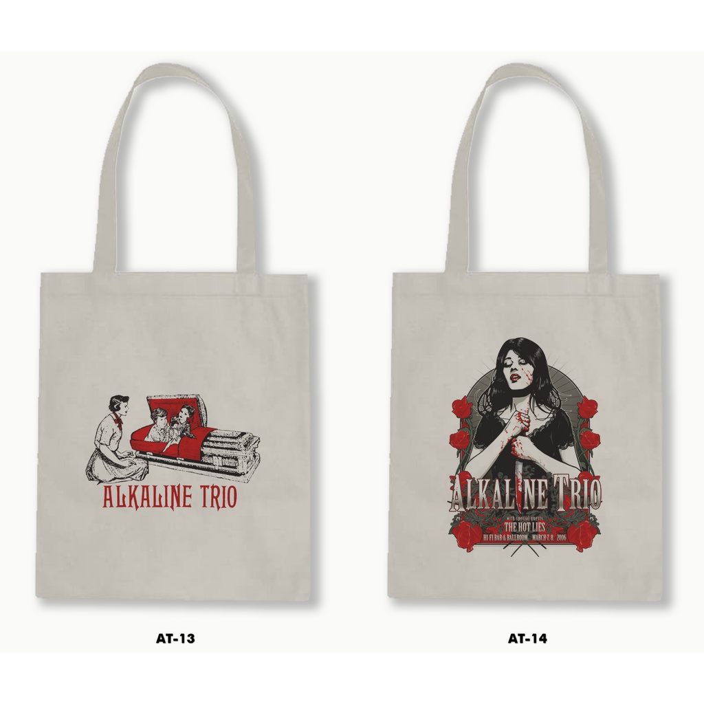 TOTE BAG BLACU - ALKALINE TRIO 1