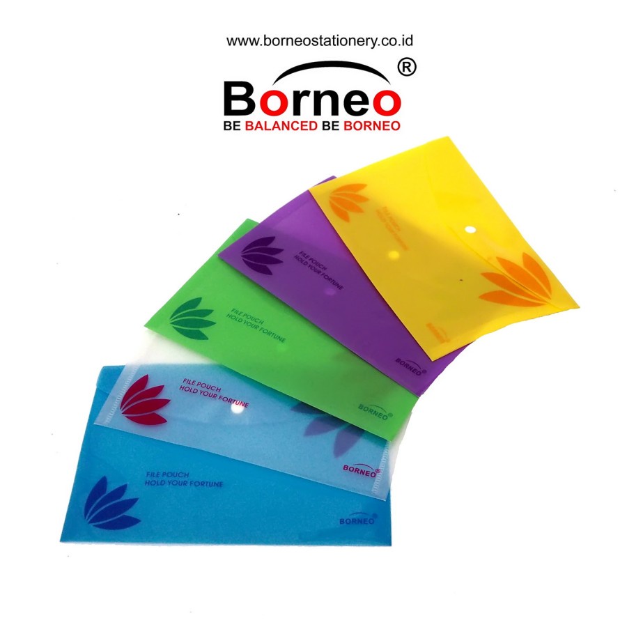 Smart Pocket F4 Borneo Motif Daun / Pocket File
