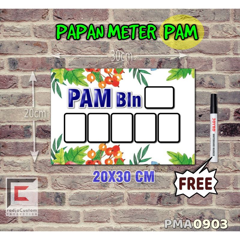 

RadjaCustom Papan Meter Listrik PLN PAM motif Unik - Lukis 03