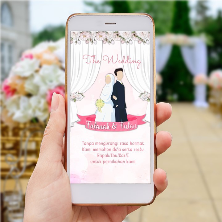 Undangan Digital Video Story Syari Nasyeed No Musik Tema 3