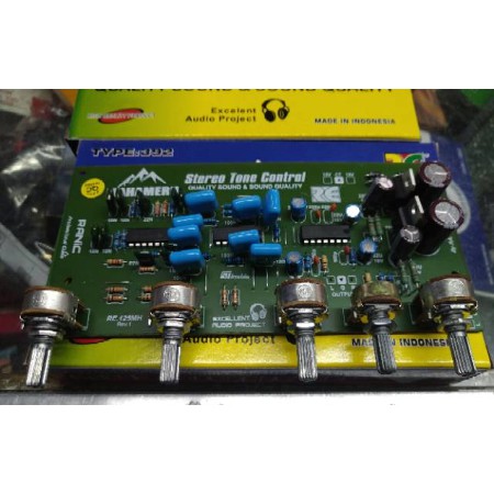 Kit tone control stereo mahameru 3 x lm324
