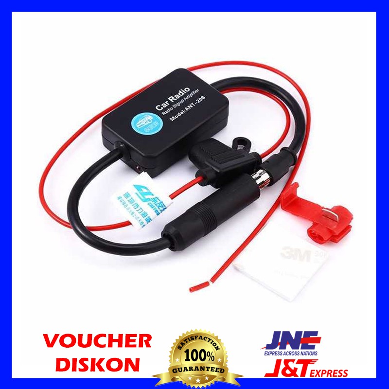 FM Radio Aerials Antenna untuk Mobil - Penguat Sinyal Radio FM Mobil Signal Booster
