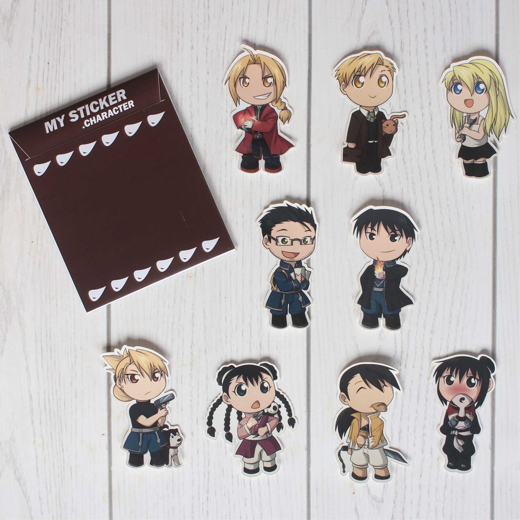 Jual Sticker Anime Terlengkap - Fullmetal Alchemist Indonesia|Shopee